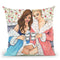 Morning Coffee With You Throw Pillow By Rongrong