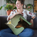Doberman Martini Throw Pillow By Ryan Fowler