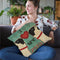 Pug And Pug - I Love My Pug Throw Pillow By Ryan Fowler