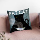 Cat Coffee No City Throw Pillow By Ryan Fowler