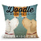 Doodle Beer Double - Cambridge Ma Throw Pillow By Ryan Fowler