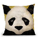 Panda Throw Pillow By Ryan Fowler