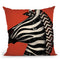 Zebra Wow Throw Pillow By Ryan Fowler