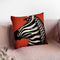 Zebra Wow Throw Pillow By Ryan Fowler