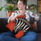 Zebra Wow Throw Pillow By Ryan Fowler