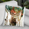 Deer Throw Pillow By Riza Peker 