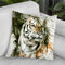 Tiger Throw Pillow By Riza Peker 