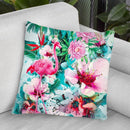 Tropical Life Throw Pillow By Riza Peker 