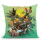 Wall Throw Pillow By Riza Peker 