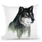 Wolf Throw Pillow By Riza Peker 