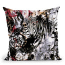 Zebra Throw Pillow By Riza Peker 