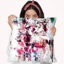 Deers Throw Pillow By Riza Peker 