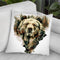 Bear Throw Pillow By Riza Peker 