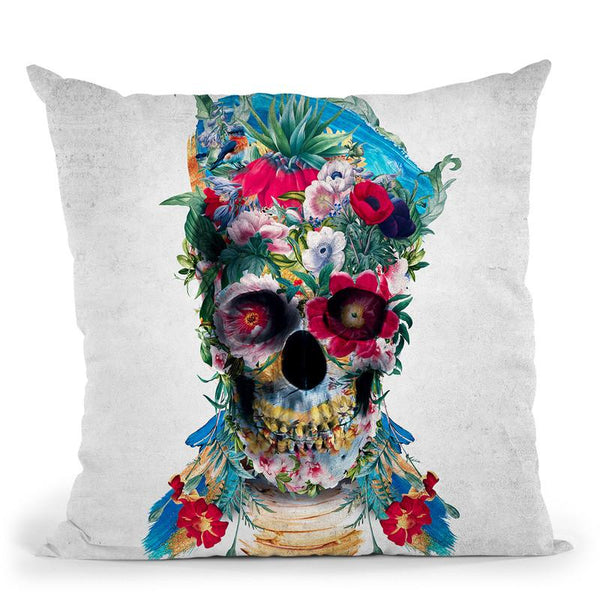 Momento Mori Rpe Ii Throw Pillow By Riza Peker 