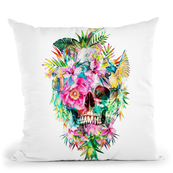 Momento Mori Throw Pillow By Riza Peker 