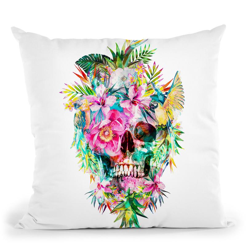 Momento Mori Throw Pillow By Riza Peker 