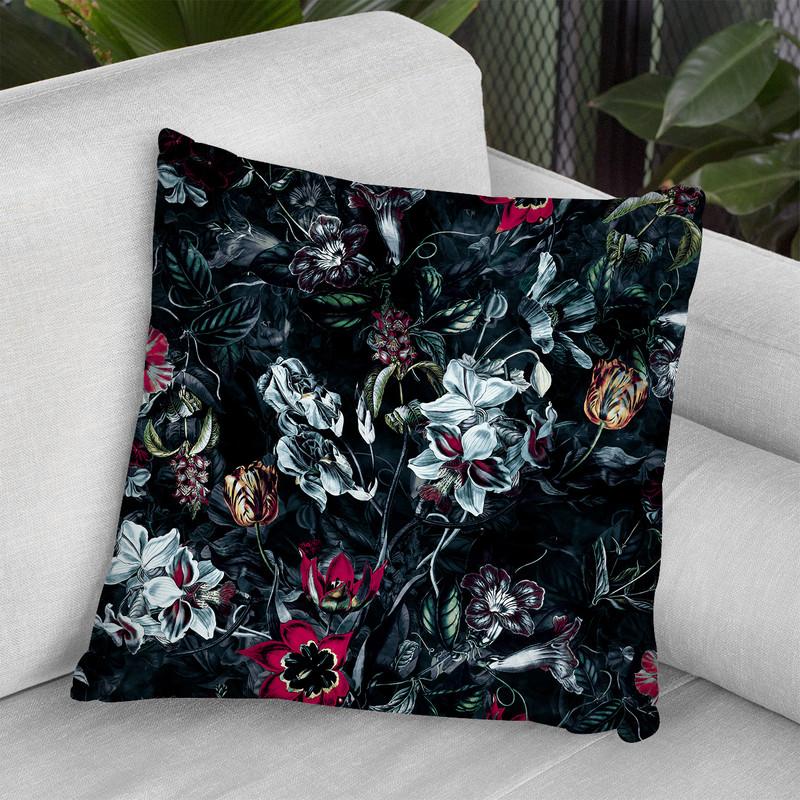 Night Garden Ii Throw Pillow By Riza Peker 