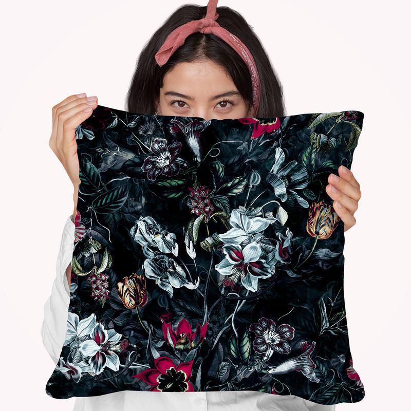 Night Garden Ii Throw Pillow By Riza Peker 