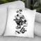 Broken Bw Throw Pillow By Riza Peker 