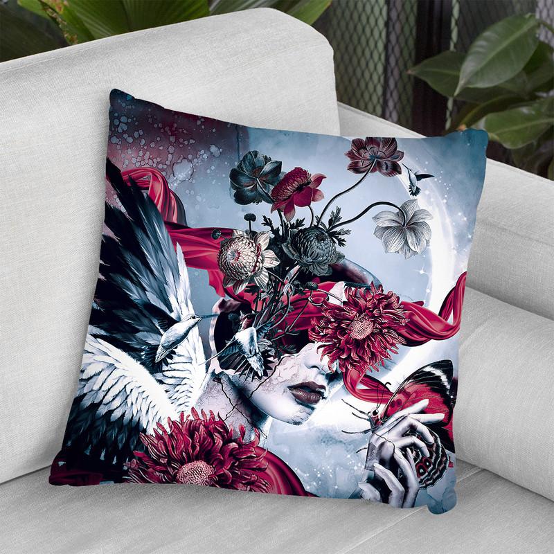 Broken Iii Throw Pillow By Riza Peker 
