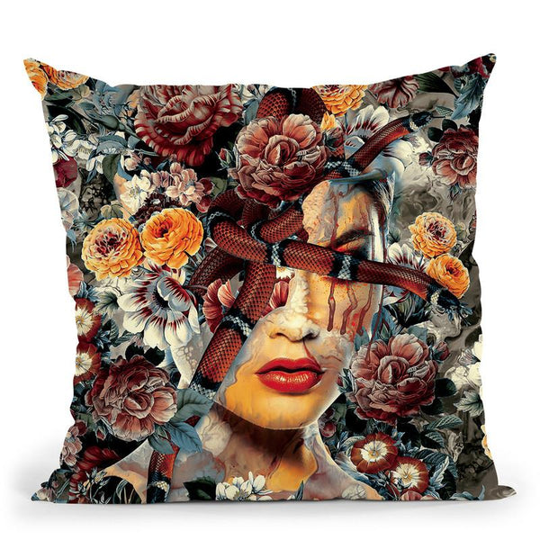 Broken Iv Throw Pillow By Riza Peker 