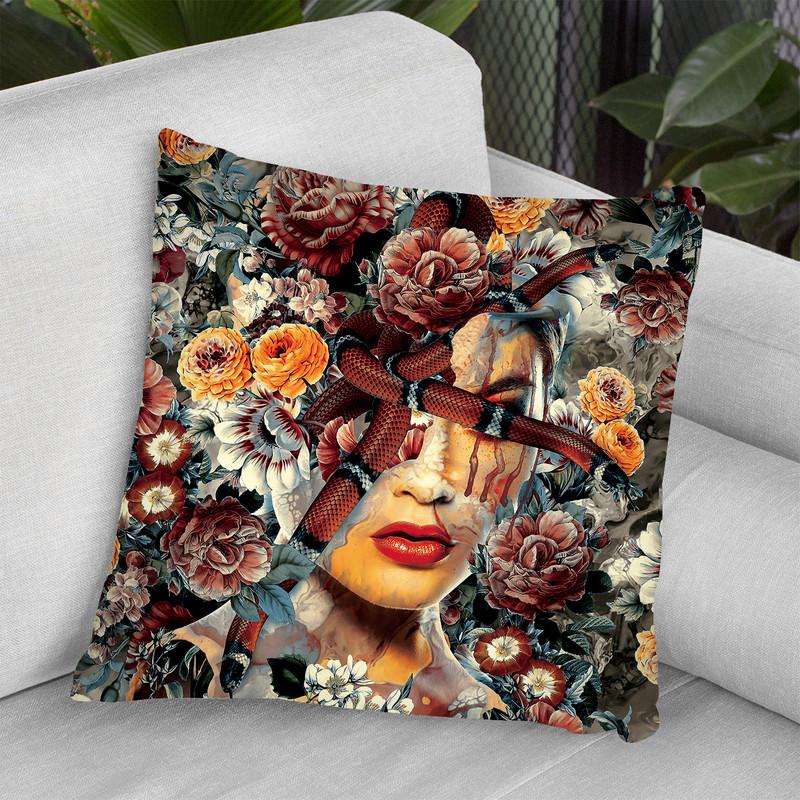 Broken Iv Throw Pillow By Riza Peker 