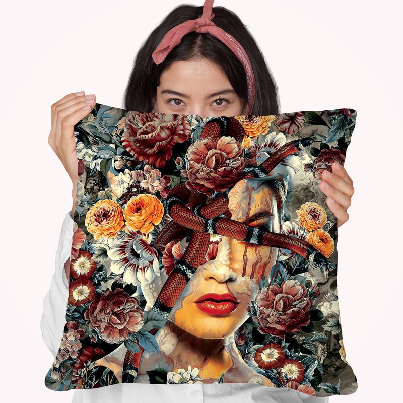 Broken Iv Throw Pillow By Riza Peker 