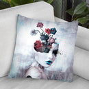 Broken Throw Pillow By Riza Peker 
