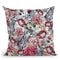 Cats In Flowers Throw Pillow By Riza Peker 