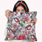 Cats In Flowers Throw Pillow By Riza Peker 