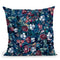 Dark Blue Throw Pillow By Riza Peker 