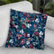 Dark Blue Throw Pillow By Riza Peker 