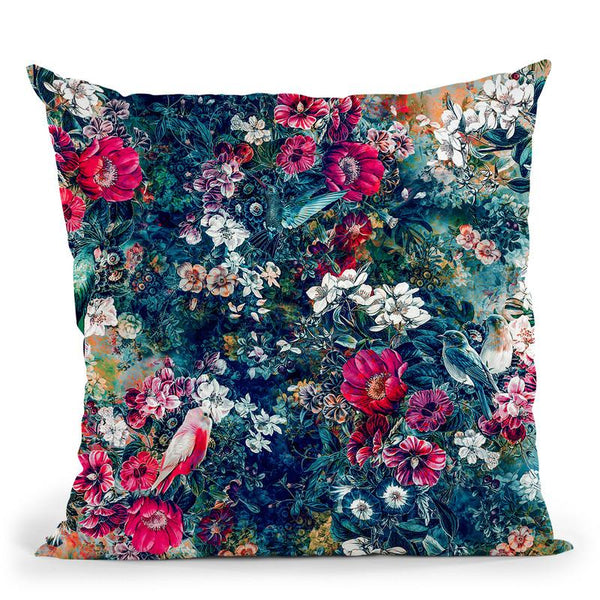 Dark Throw Pillow By Riza Peker 