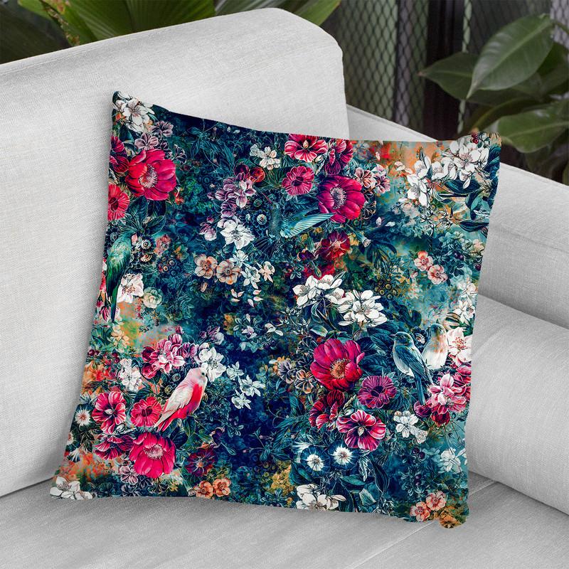 Dark Throw Pillow By Riza Peker 