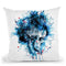 Skull Splash Ii Throw Pillow By Riza Peker 