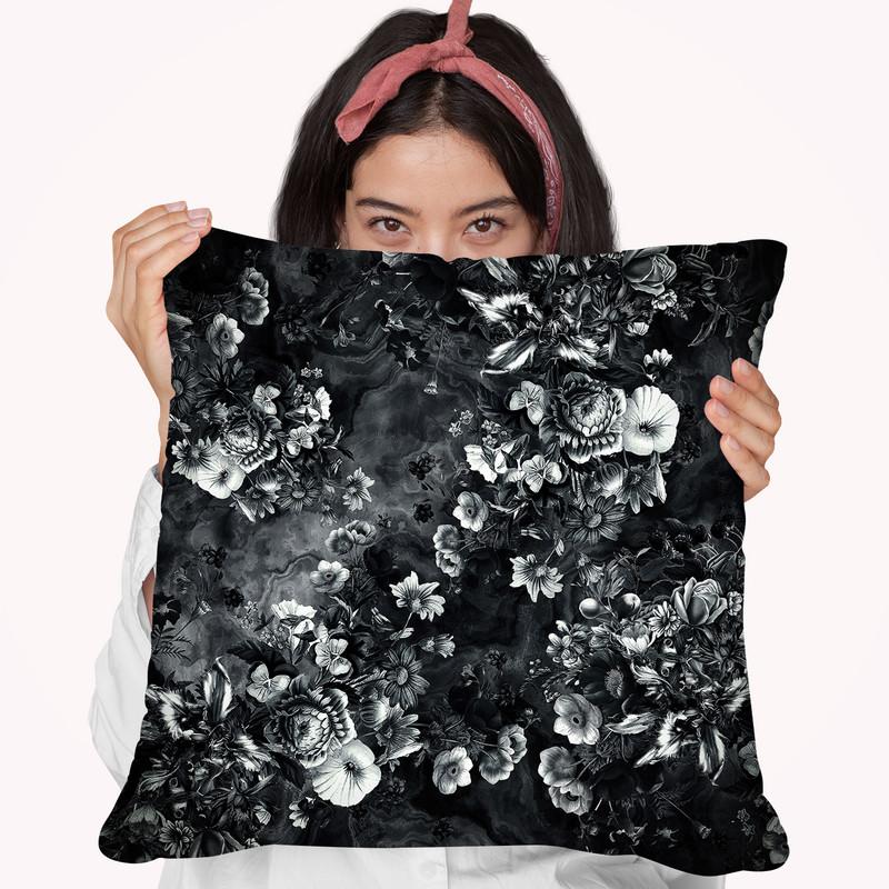 Darkness Iii Throw Pillow By Riza Peker 