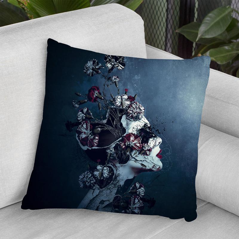 Day To Night Throw Pillow By Riza Peker 