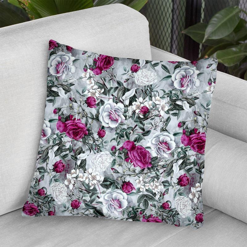 Floral1 Throw Pillow By Riza Peker 