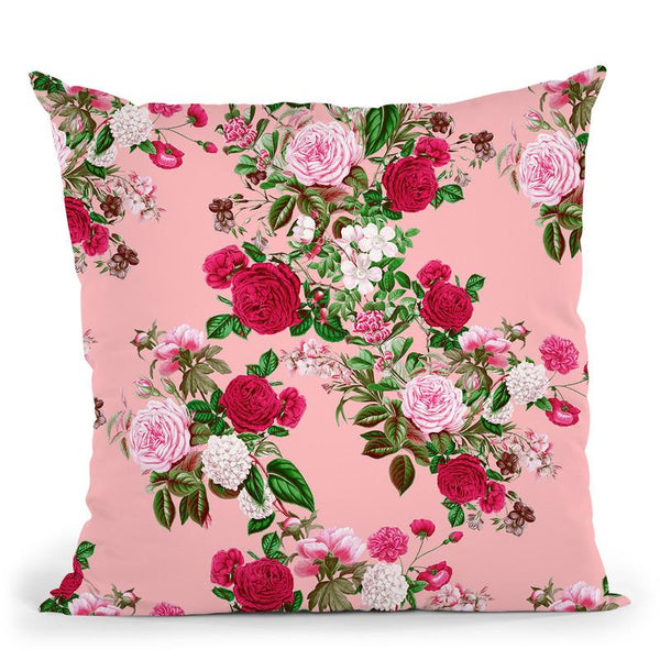 Floral5 Throw Pillow By Riza Peker 