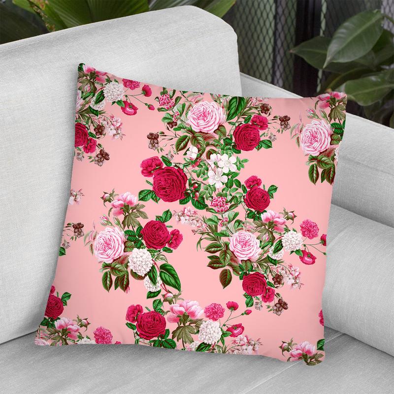Floral5 Throw Pillow By Riza Peker 