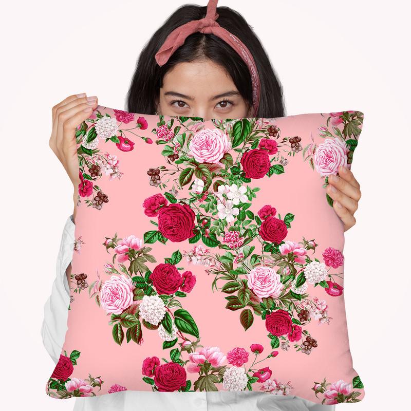 Floral5 Throw Pillow By Riza Peker 