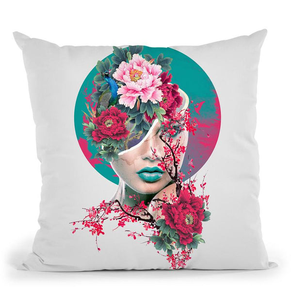 Glamour Throw Pillow By Riza Peker 
