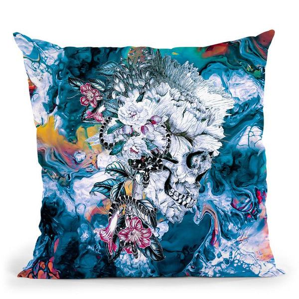 Momento Mori Revv Throw Pillow By Riza Peker 
