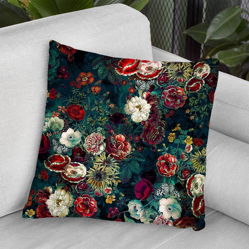 Ng Green Throw Pillow By Riza Peker 