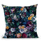 Night Flowers Throw Pillow By Riza Peker 