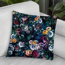 Night Flowers Throw Pillow By Riza Peker 