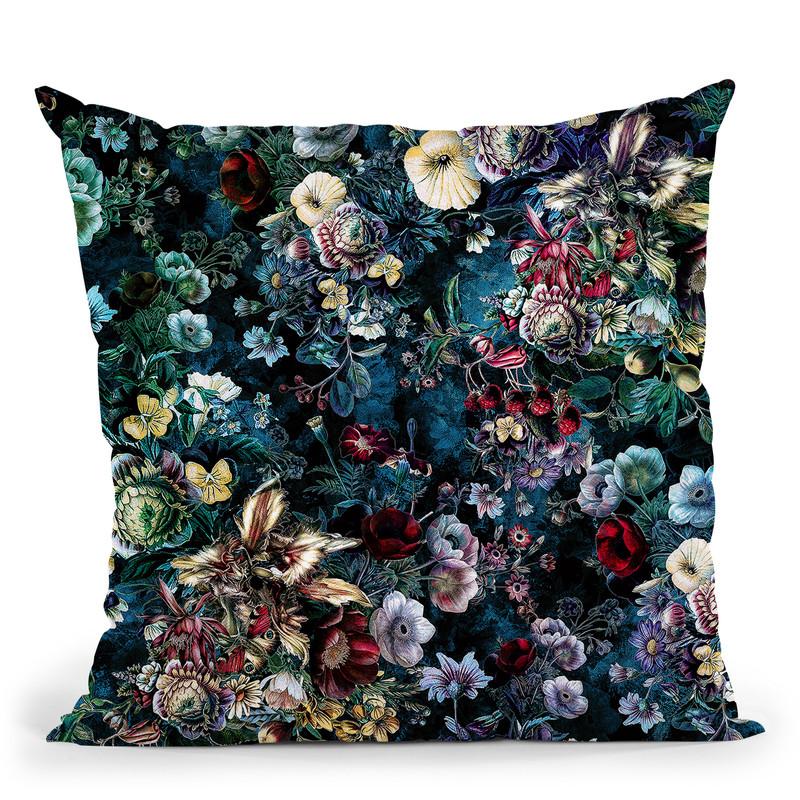 Night Lights Throw Pillow By Riza Peker 