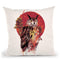 Owl Iv Throw Pillow By Riza Peker 