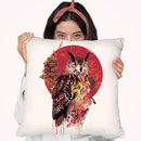 Owl Iv Throw Pillow By Riza Peker 
