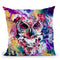 Owl V Throw Pillow By Riza Peker 